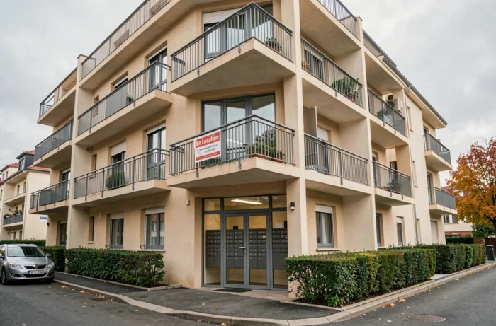 Immeuble résidentiel loi Pinel en location dans une banlieue française illustrant les enjeux de prolongation